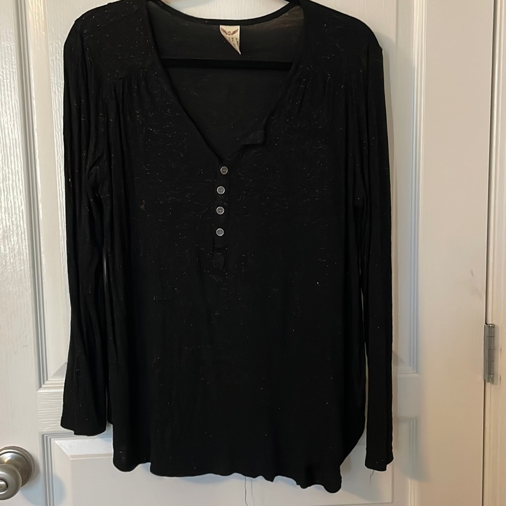 Henley Sparkle Top